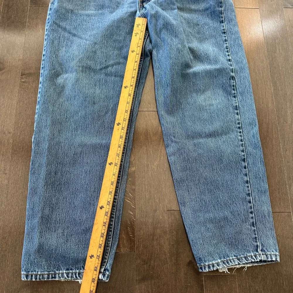 Vintage Y2K Mens Levis‎ 550 Relaxed Fit Med Wash Made in Canada 42X30
